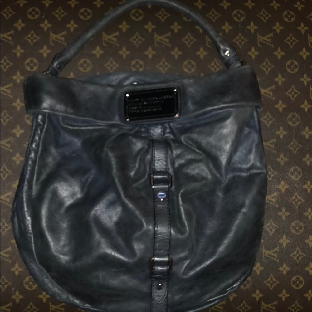 Marc Jacobs hobo bag navy blue